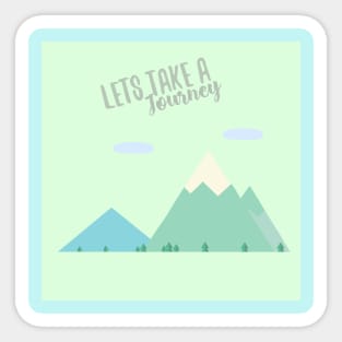 Lets go take a Journey Sticker